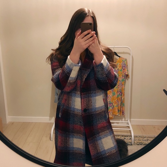BERNIE Jackets & Blazers - BERNIE PLAID OVERSIZED WOOL SHACKET COAT NWT ✨